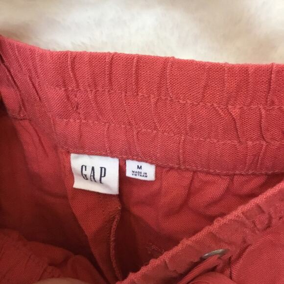 GAP Factory Orange Desert Flower Pull-On Utility Shorts - Picture 9 of 14